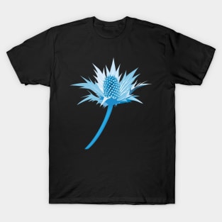 bellflower and eryngium thistle truchet T-Shirt